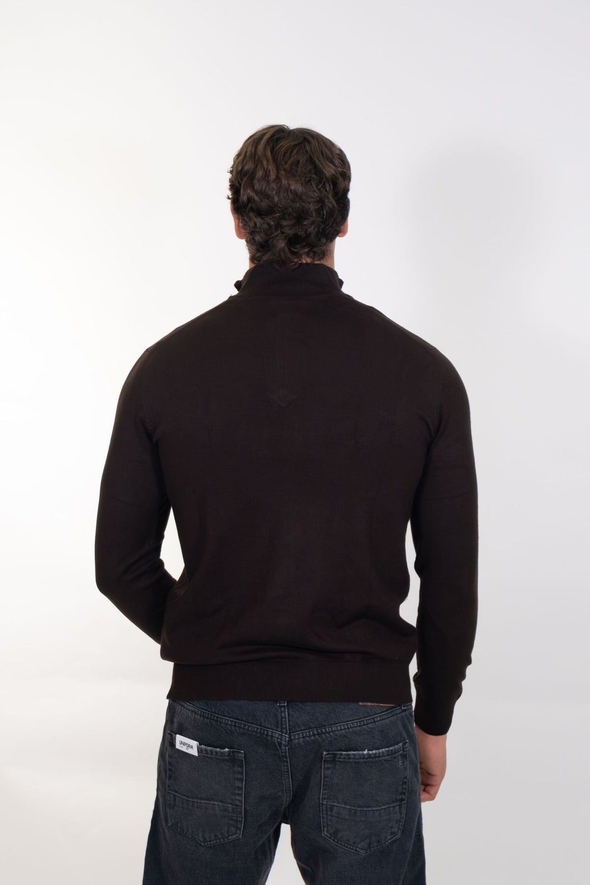 Markup - Lupetto mezza zip in misto viscosa - Uomo - World Fashion