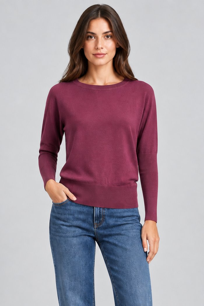 Markup - Maglia con scollo a barca in misto viscosa - Donna - World Fashion