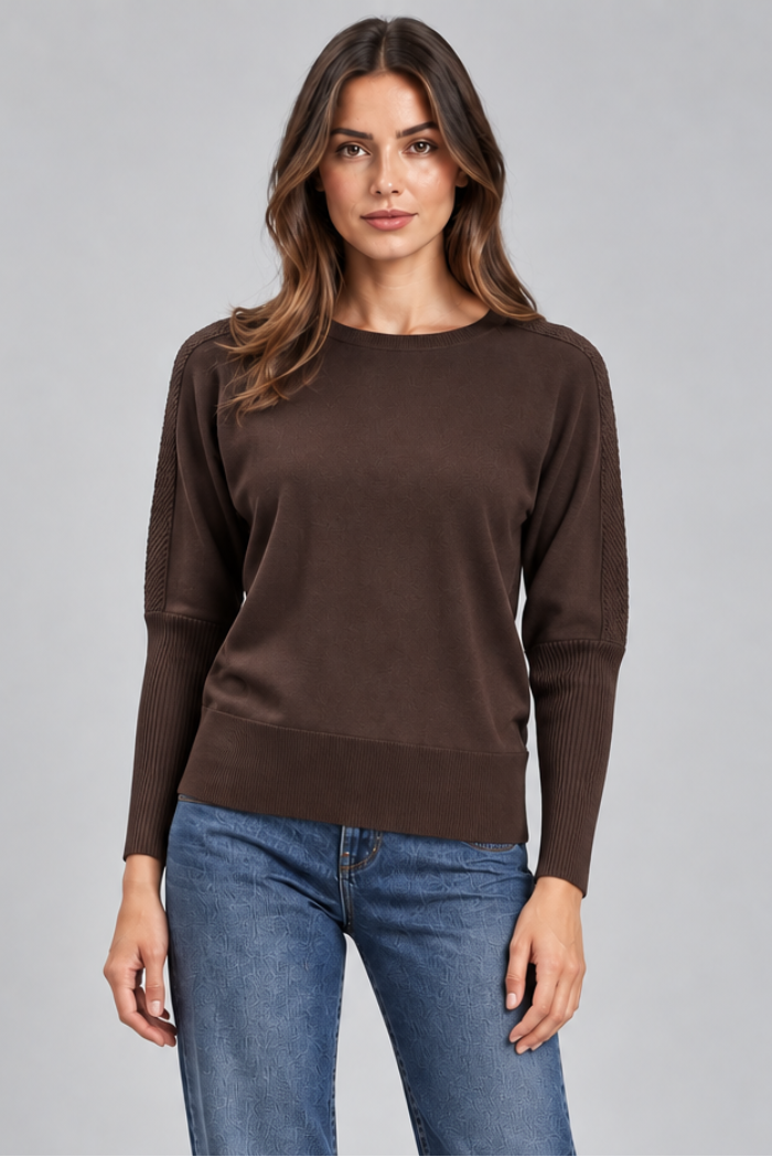 Markup - Maglia con scollo a barca in misto viscosa - Donna - World Fashion