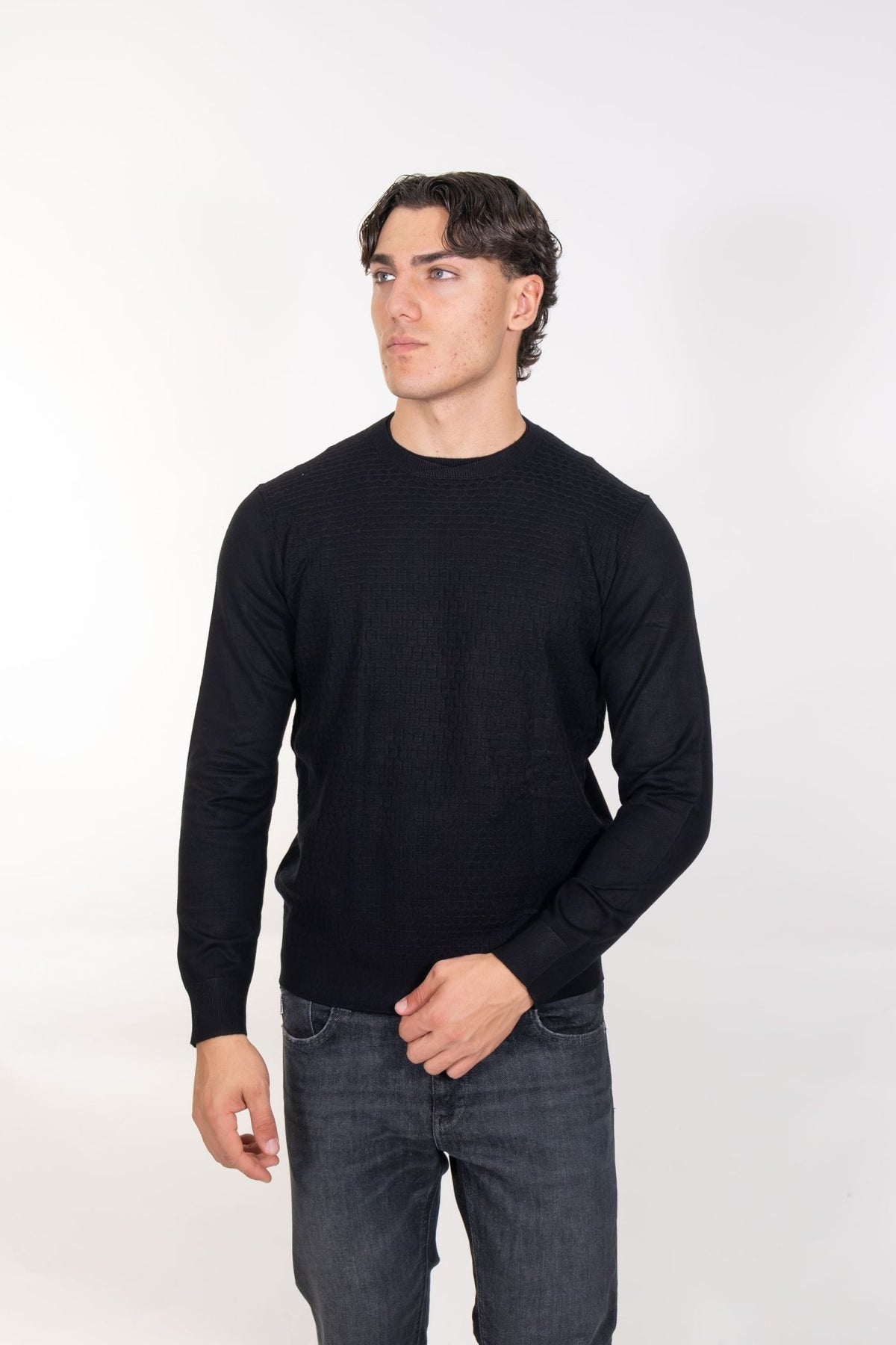 Markup - maglia girocollo manica lunga - Uomo - World Fashion