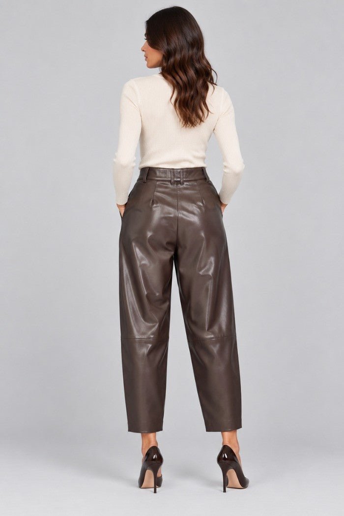 Markup - Pantalone balloon in ecopelle - Donna - World Fashion