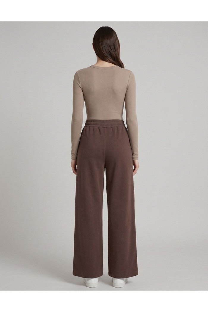 Markup - Pantalone in felpa interlock con spacchi - Donna - World Fashion