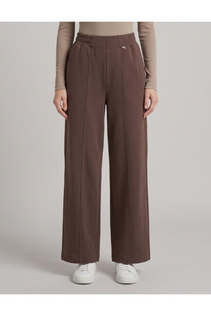 Markup - Pantalone in felpa interlock con spacchi - Donna - World Fashion