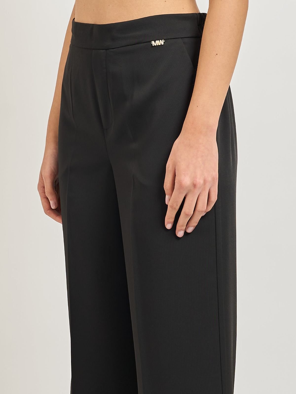 Markup - Pantalone In Tessuto Fluido - Donna - World Fashion