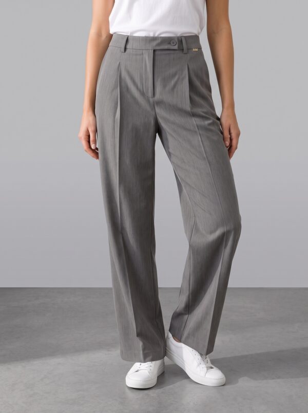 Markup - Pantapalazzo in flanella pettinata - Donna - World Fashion
