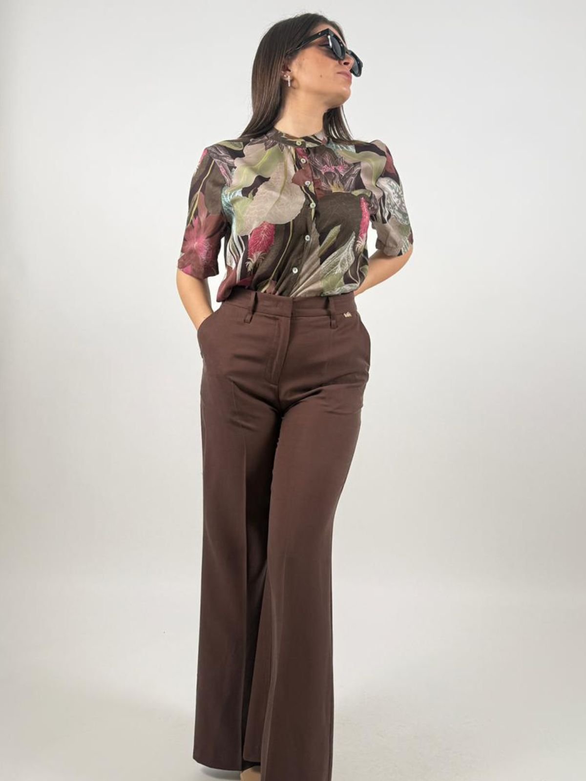 Markup - Pantapalazzo In Tessuto Fluido - Donna - World Fashion