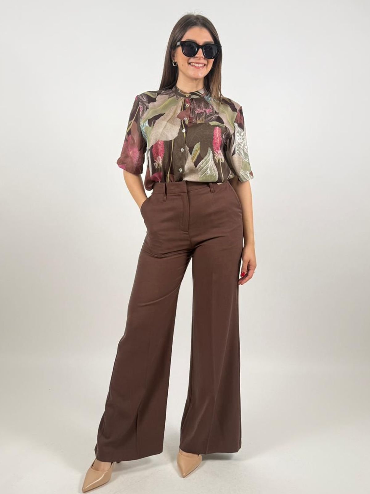 Markup - Pantapalazzo In Tessuto Fluido - Donna - World Fashion