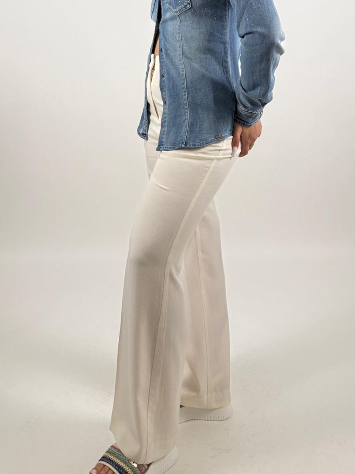 Markup - Pantapalazzo In Tessuto Fluido - Donna - World Fashion