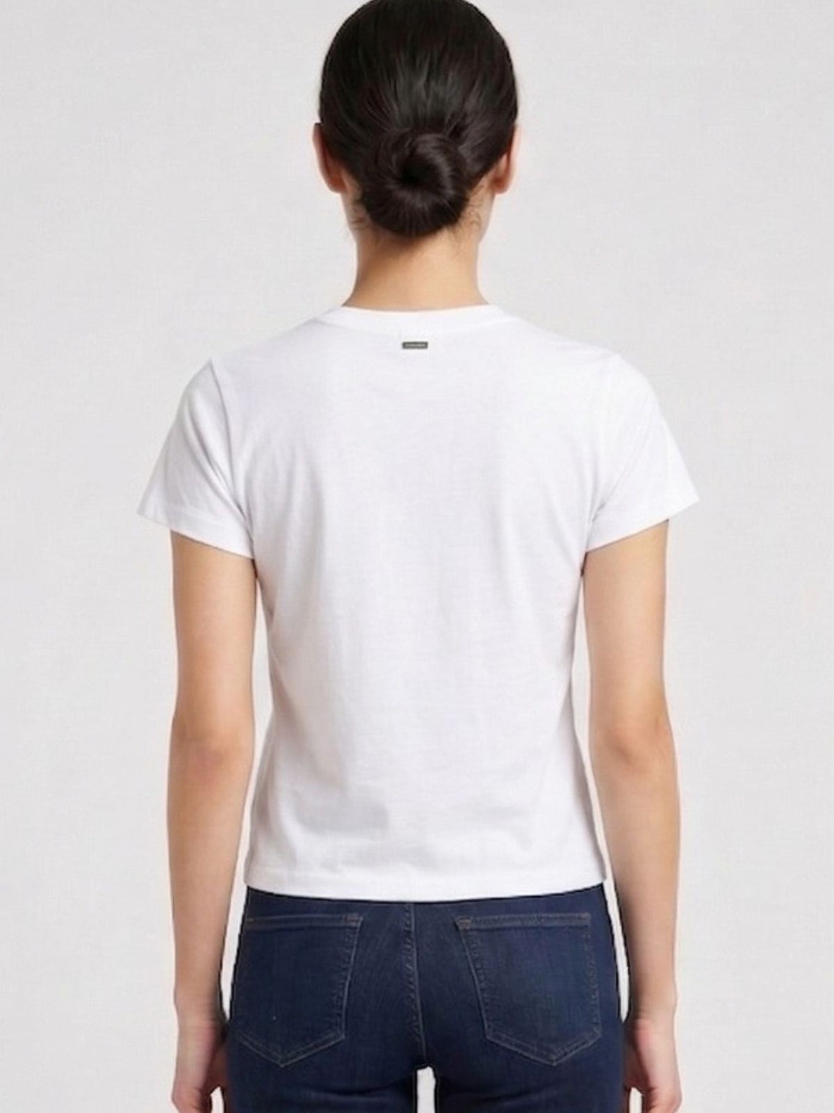 Markup - T-Shirt Con Stampa E Strass - Donna - World Fashion