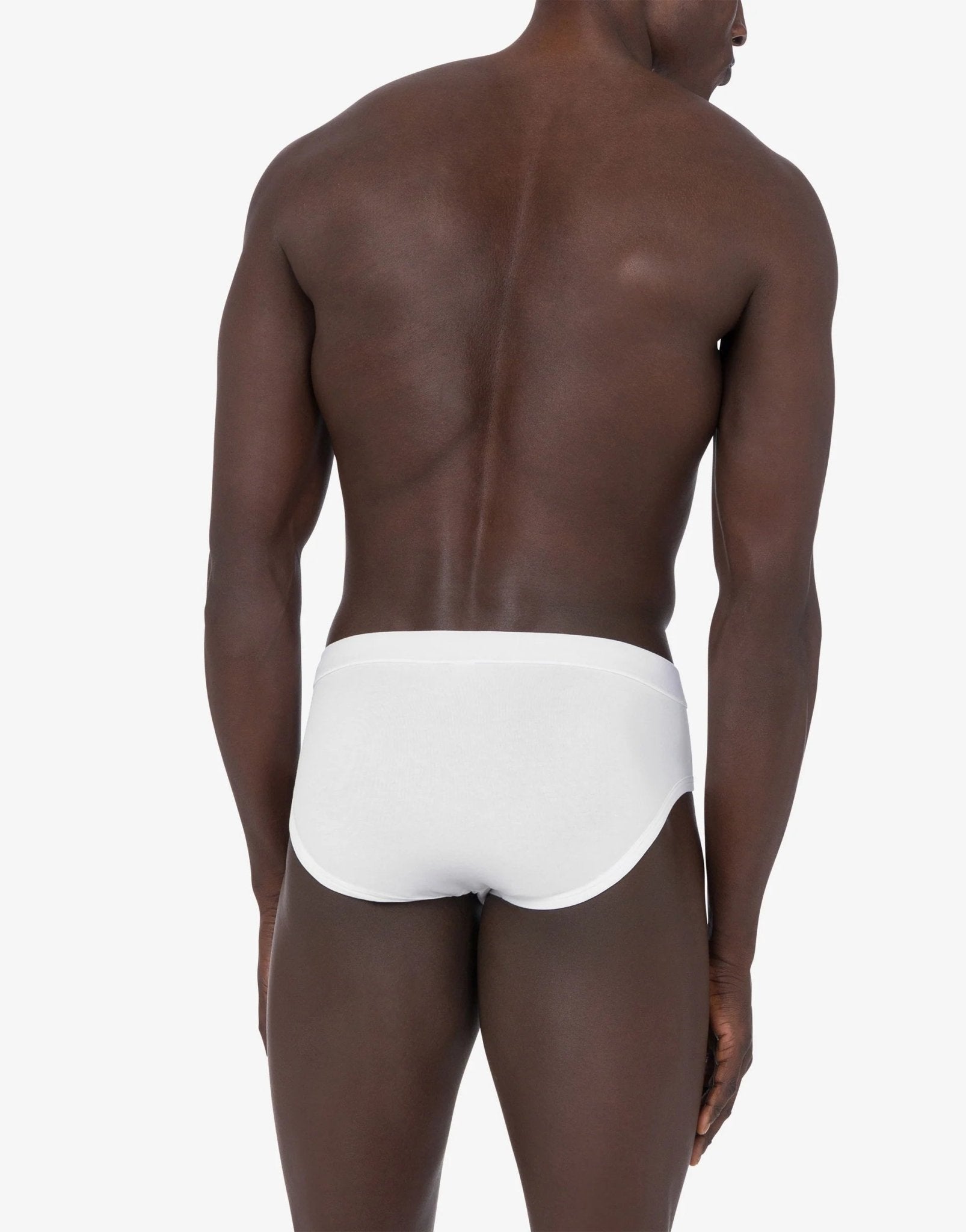 Moschino - Set di 2 slip in jersey di cotone stretch con elastico personalizzato - Uomo - World Fashion