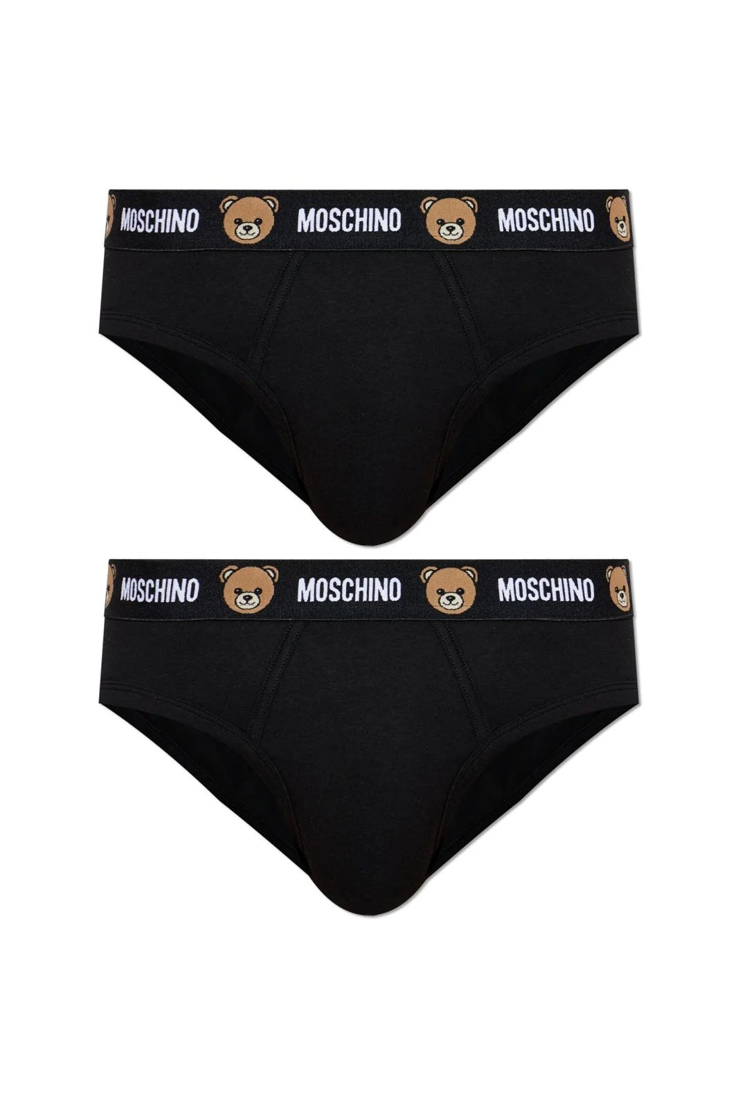 Moschino - Slip Moschino con elastico in vita, confezione da 2 pezzi con logo. - Uomo - World Fashion