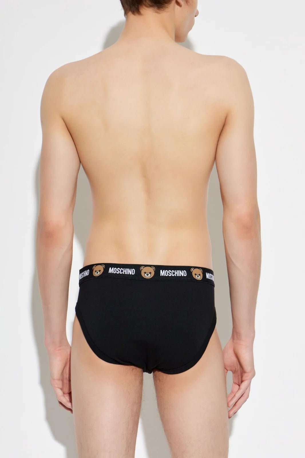 Moschino - Slip Moschino con elastico in vita, confezione da 2 pezzi con logo. - Uomo - World Fashion