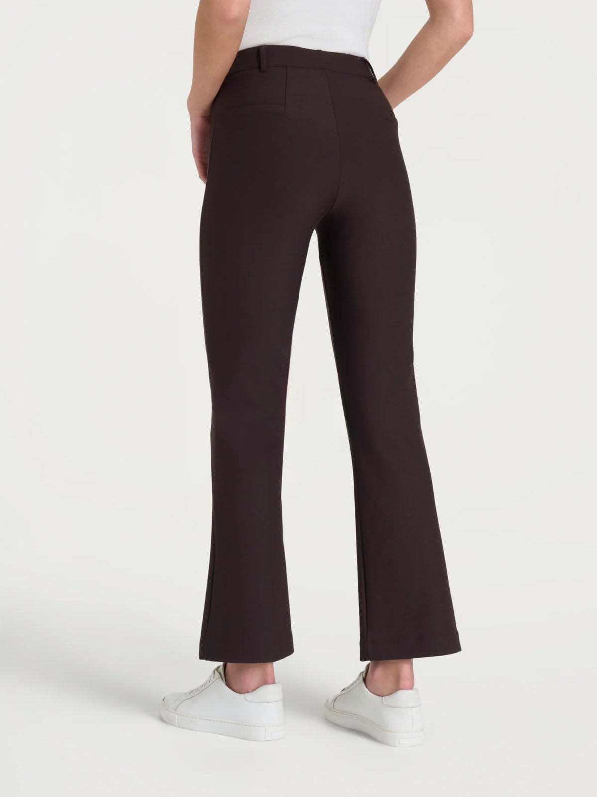 Ragno - Pantalone flare alla caviglia in Compact - Donna