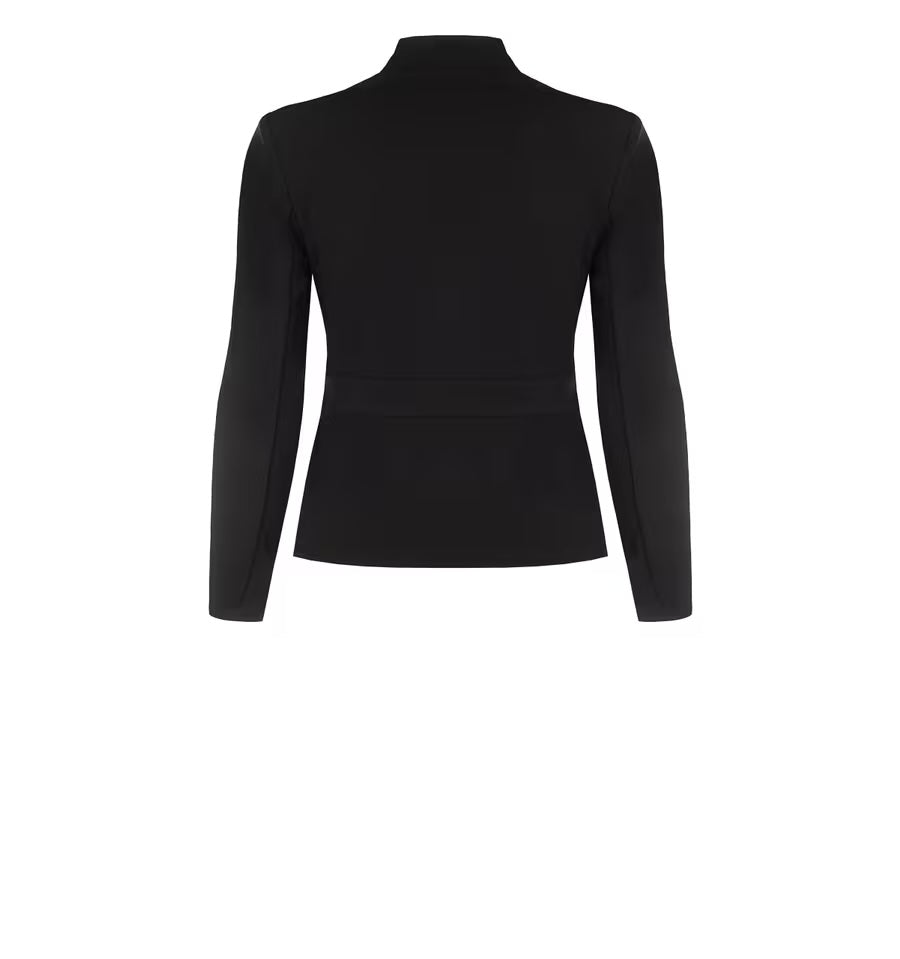 Rinascimento Curvy - Giacca zip in tessuto crepe - Donna