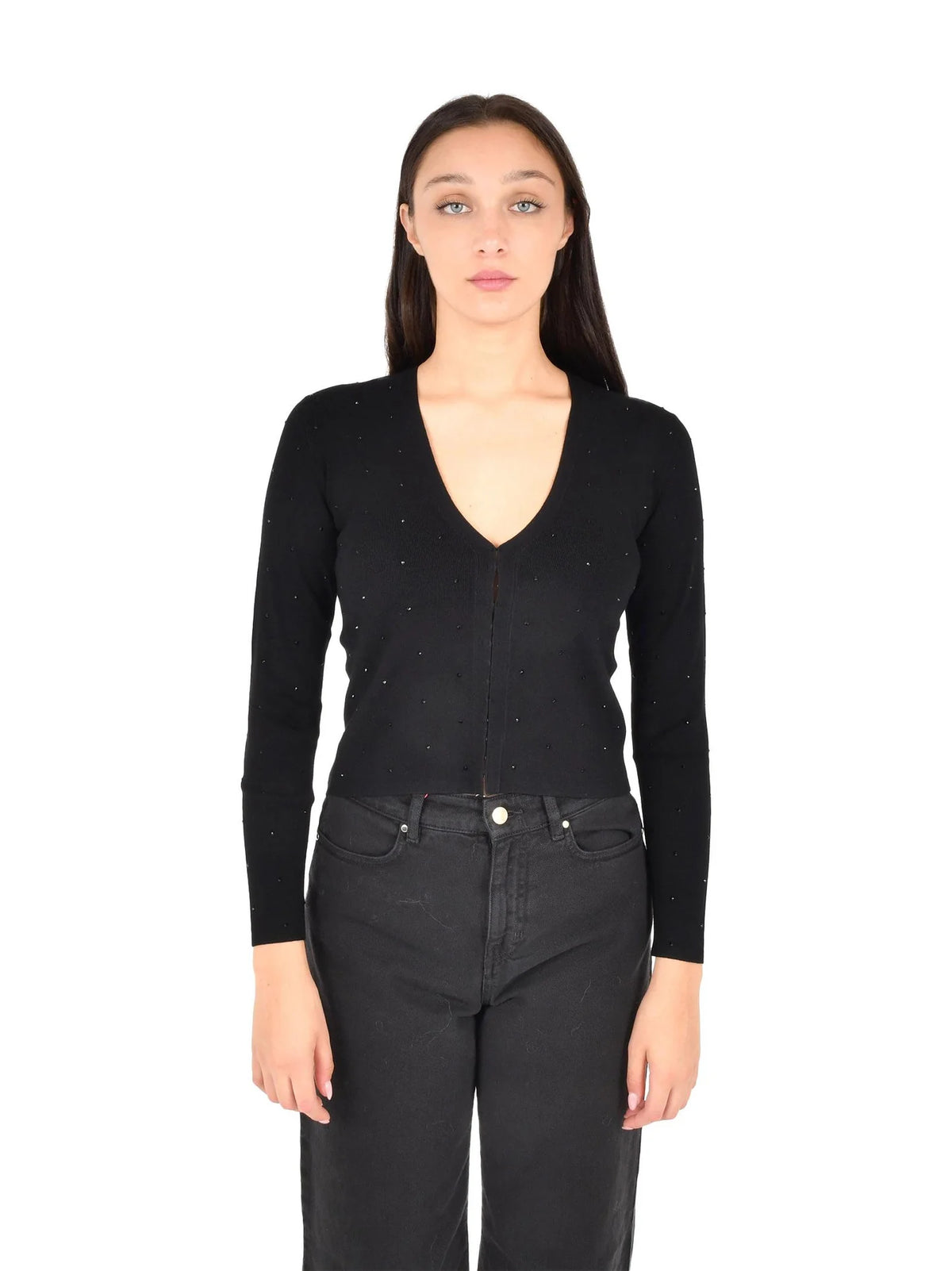 PennyBlack - Maglia di misto viscosa con strass - Donna