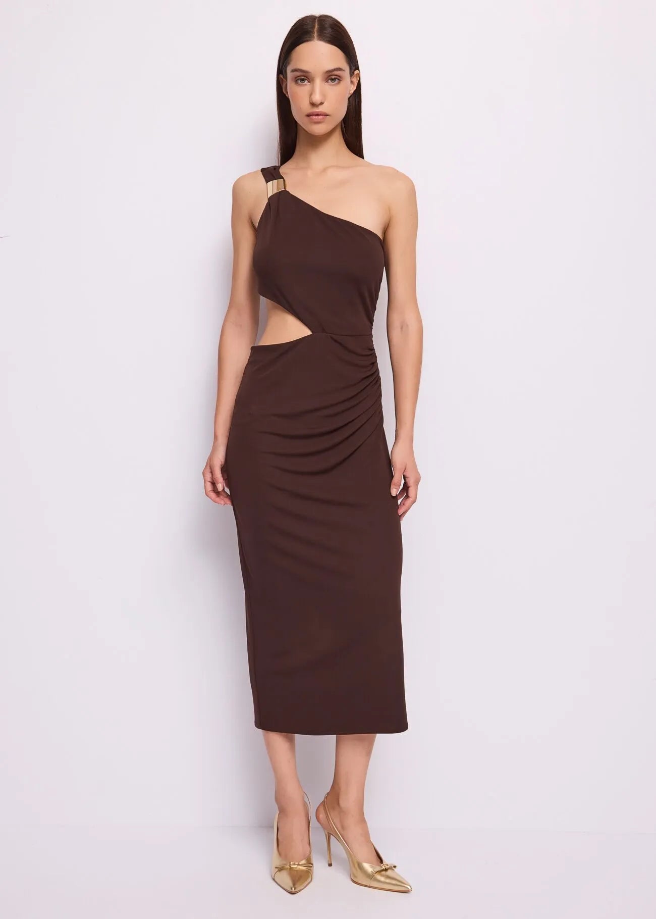 Abito  In Jersey Monospalla Donna - Gaudì Fashion