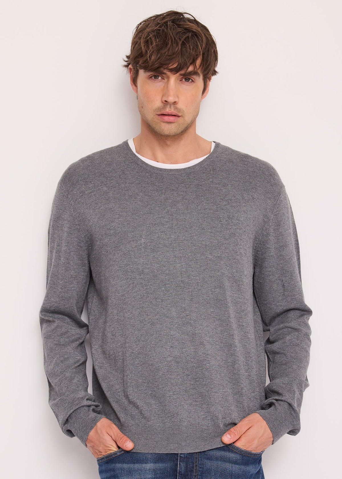 Gaudì - Maglia girocollo in filato di viscosa - Uomo