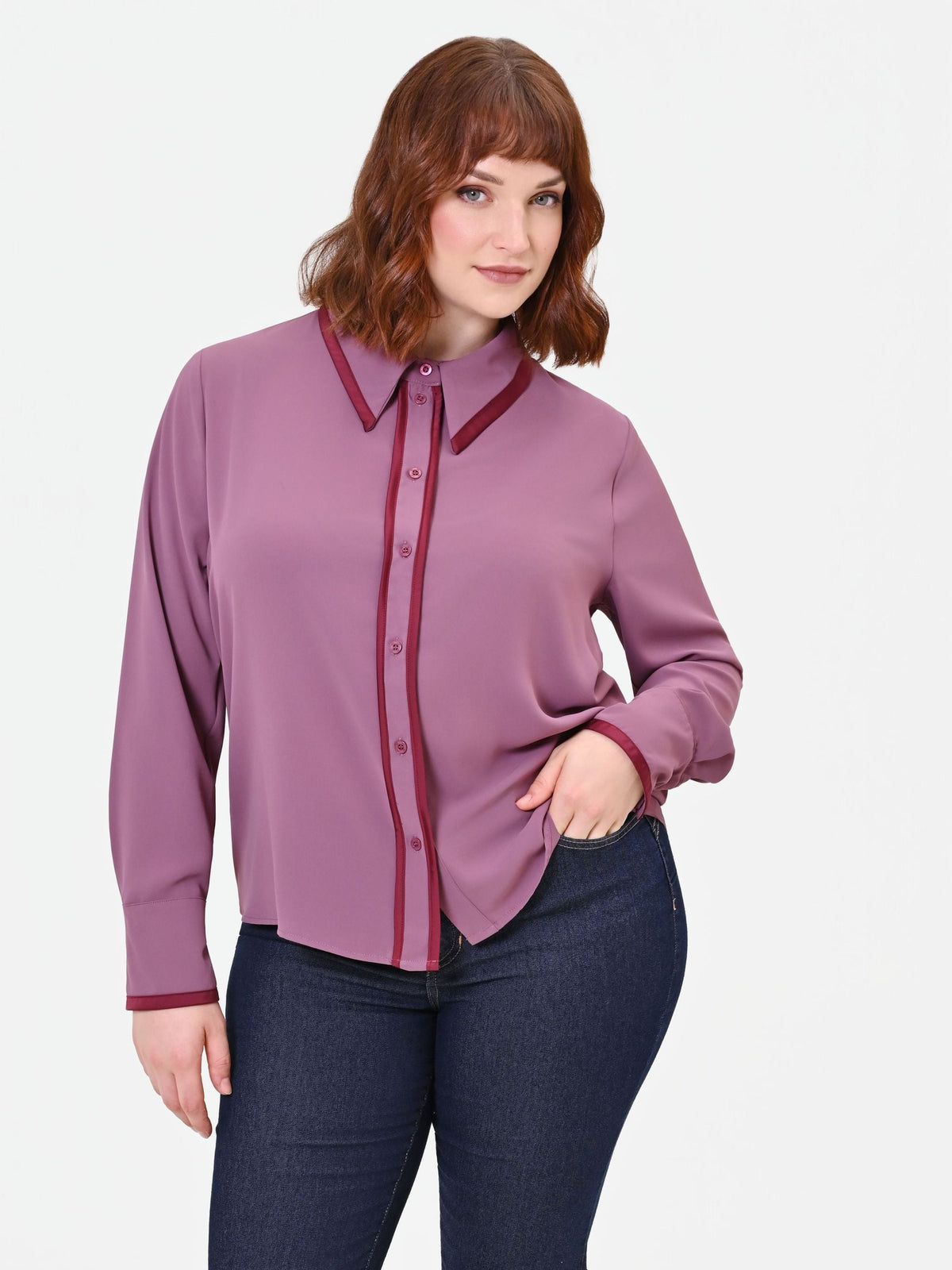Rinascimento Curvy - Camicia In Georgette - Donna