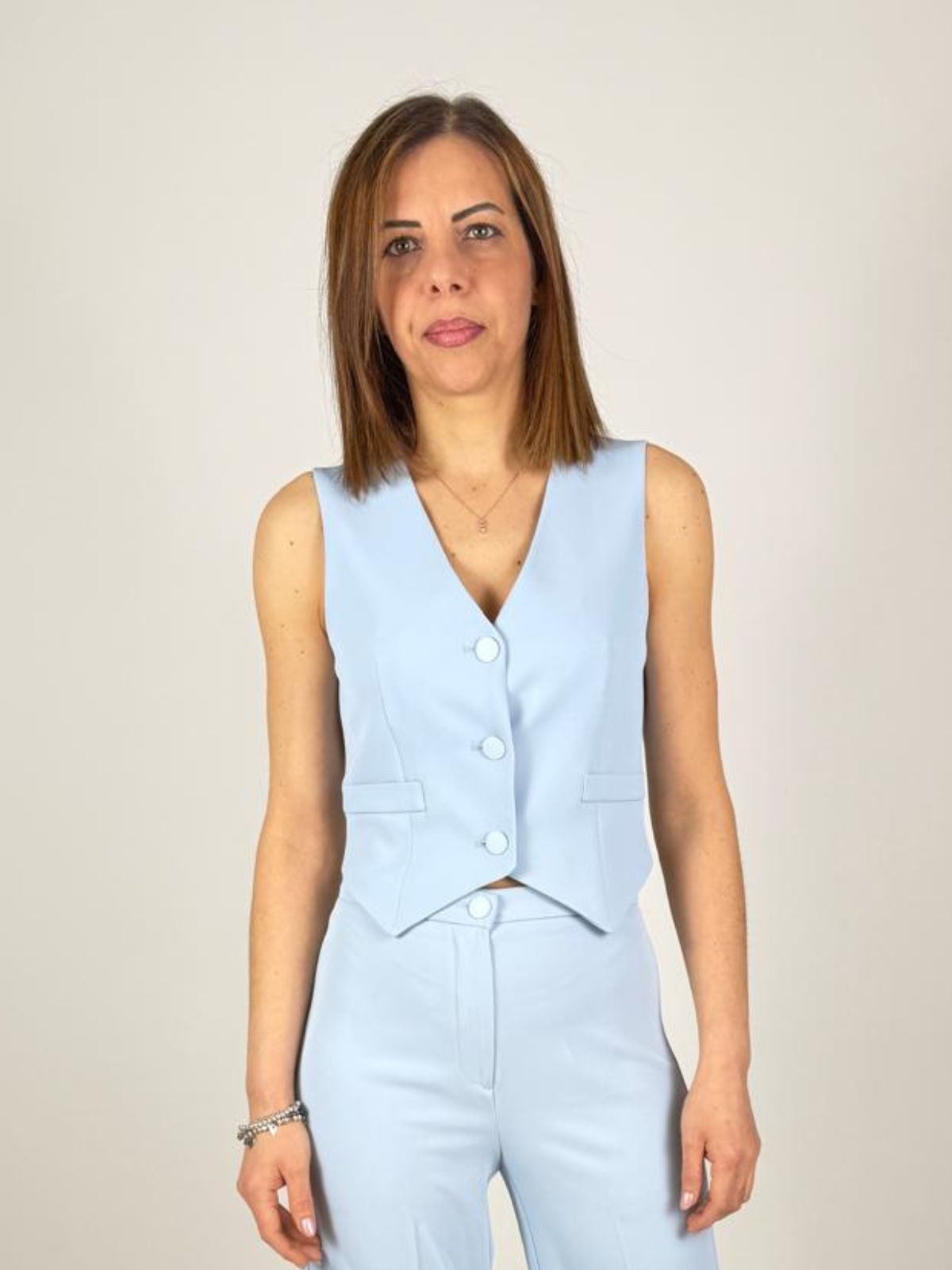 Rinascimento - Gilet Monopetto - Donna