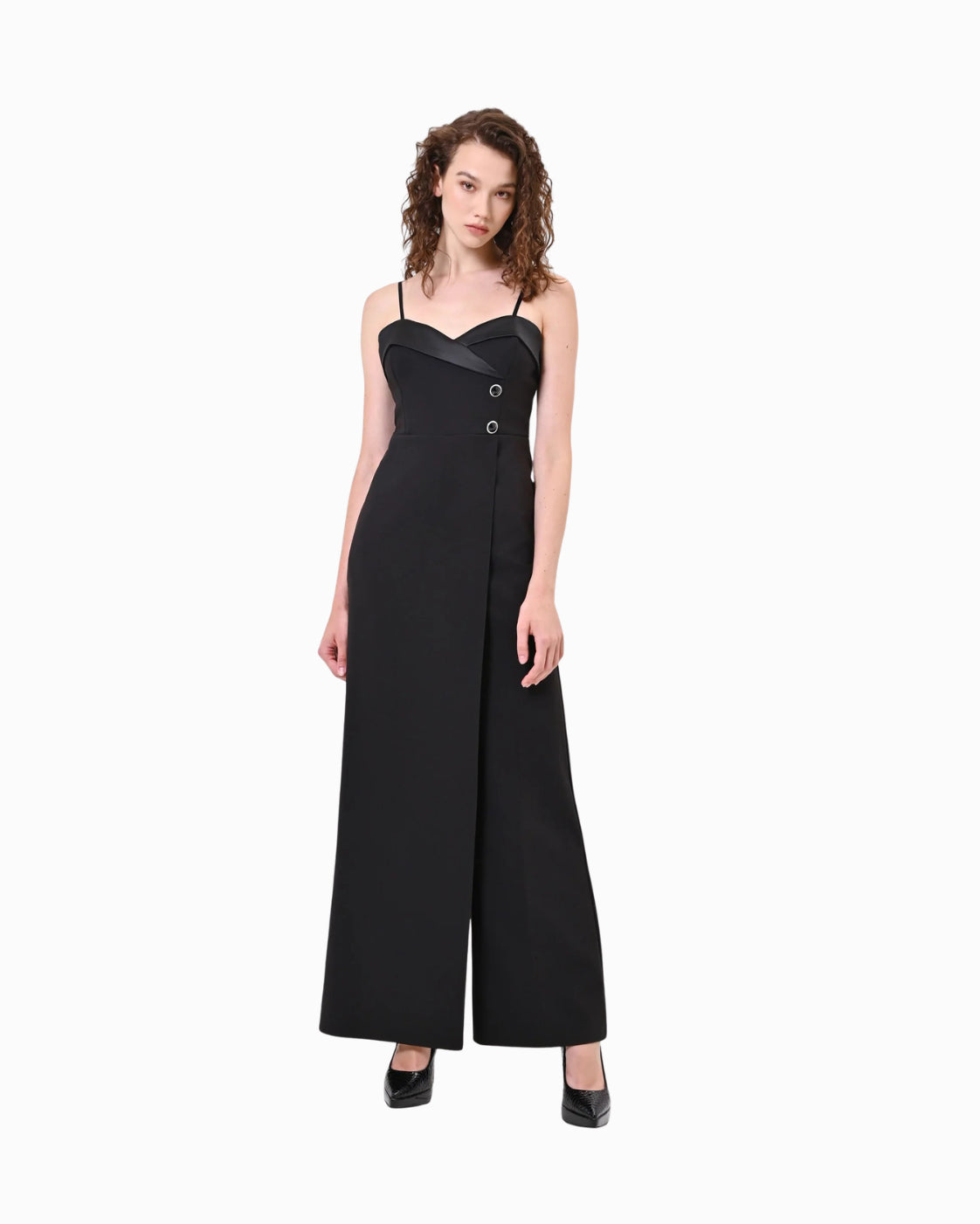 Rinascimento - Tuta Bustier con Rever Lucido - Donna