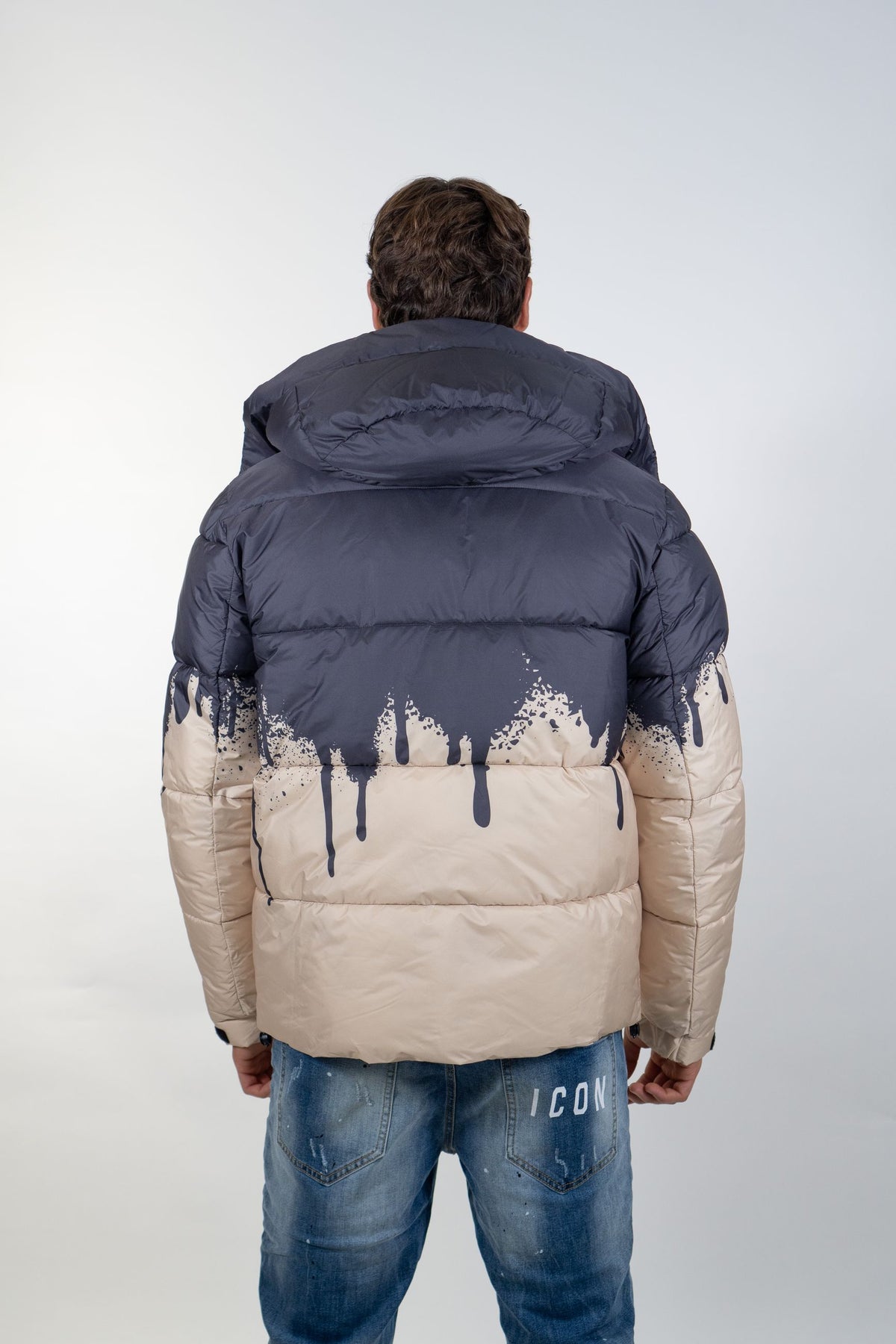 Icon - Giubbotto Con Colature - Uomo