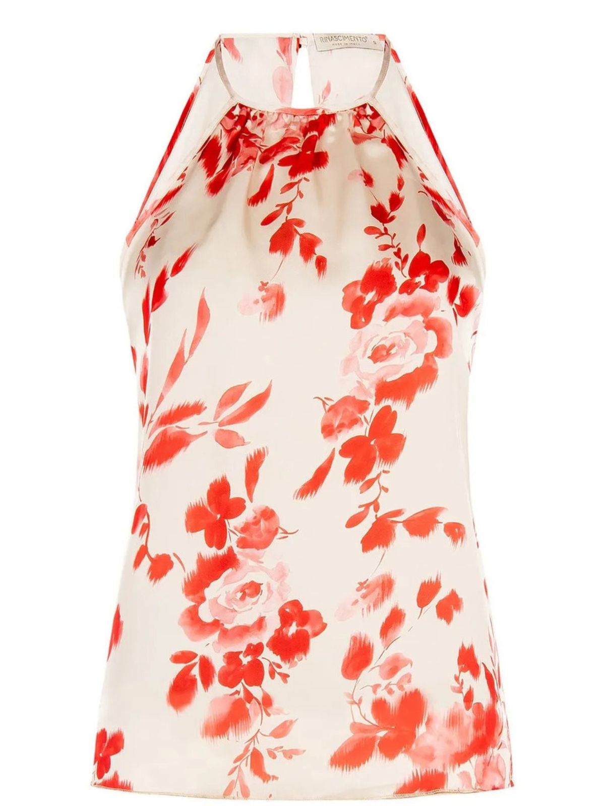 Rinascimento - Top A Trapezio In Raso Extralight Effetto Setoso - Donna