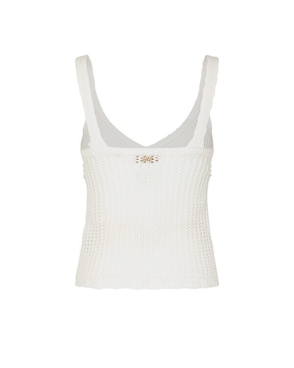 Markup - Top F.7 In Crochet Con Scollo - Donna