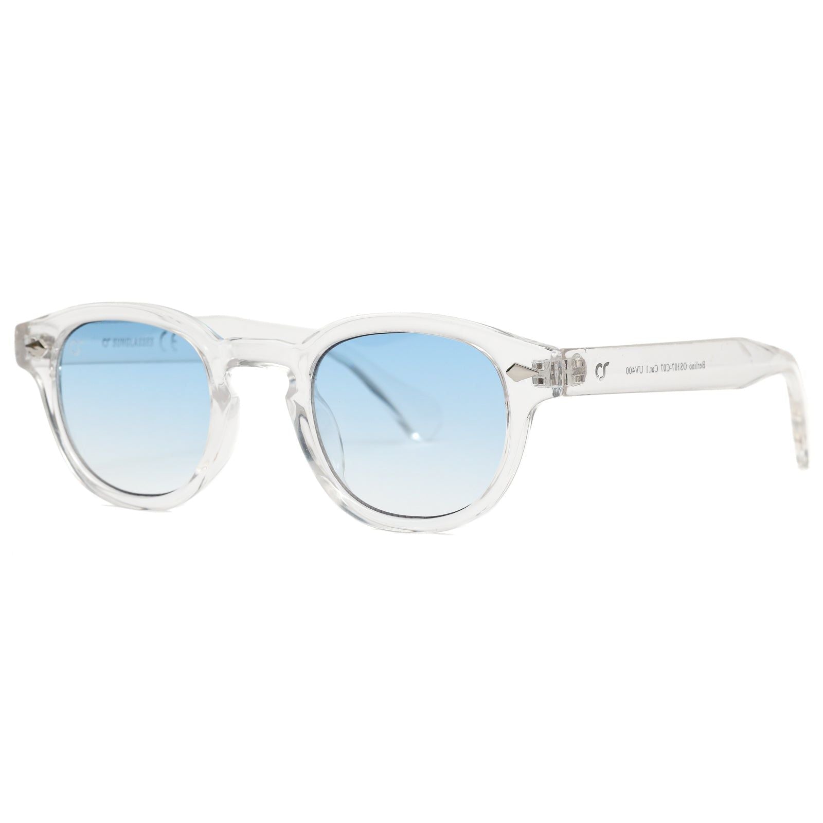 Os Sunglasses - Occhiali da sole Berlino Trasparente Blu Fumé - Unisex adulto - World Fashion