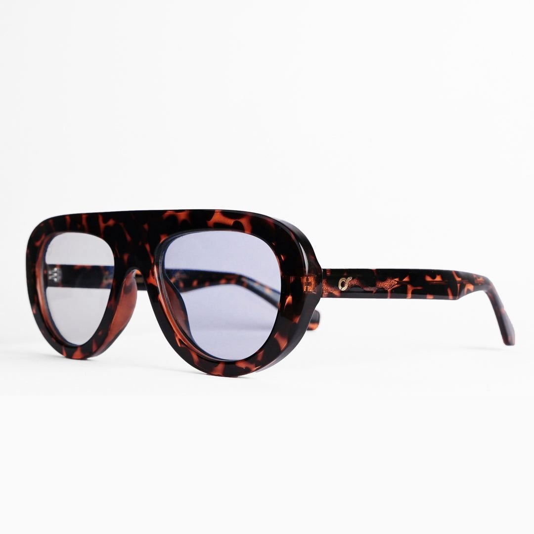 Os Sunglasses - Occhiali da sole Lima Tartarugato blu - Unisex adulto - World Fashion
