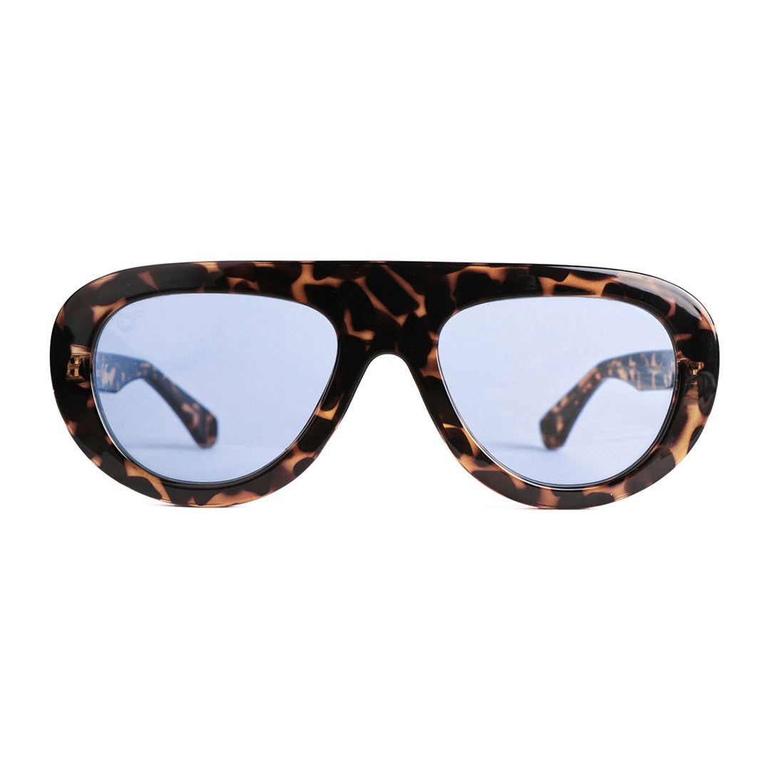 Os Sunglasses - Occhiali da sole Lima Tartarugato blu - Unisex adulto - World Fashion