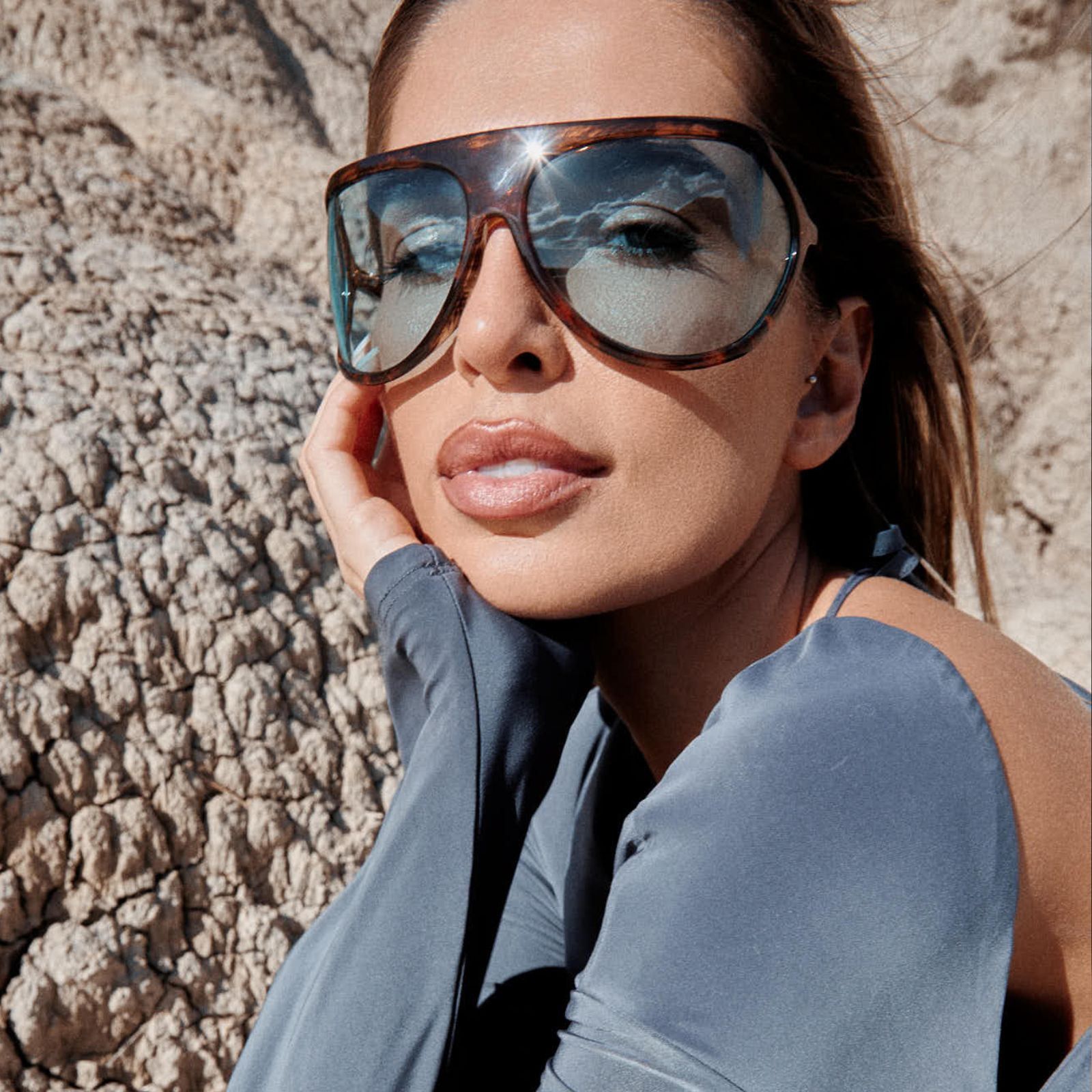 Os Sunglasses - Occhiali da sole Nizza havana turchese - Unisex adulto - World Fashion