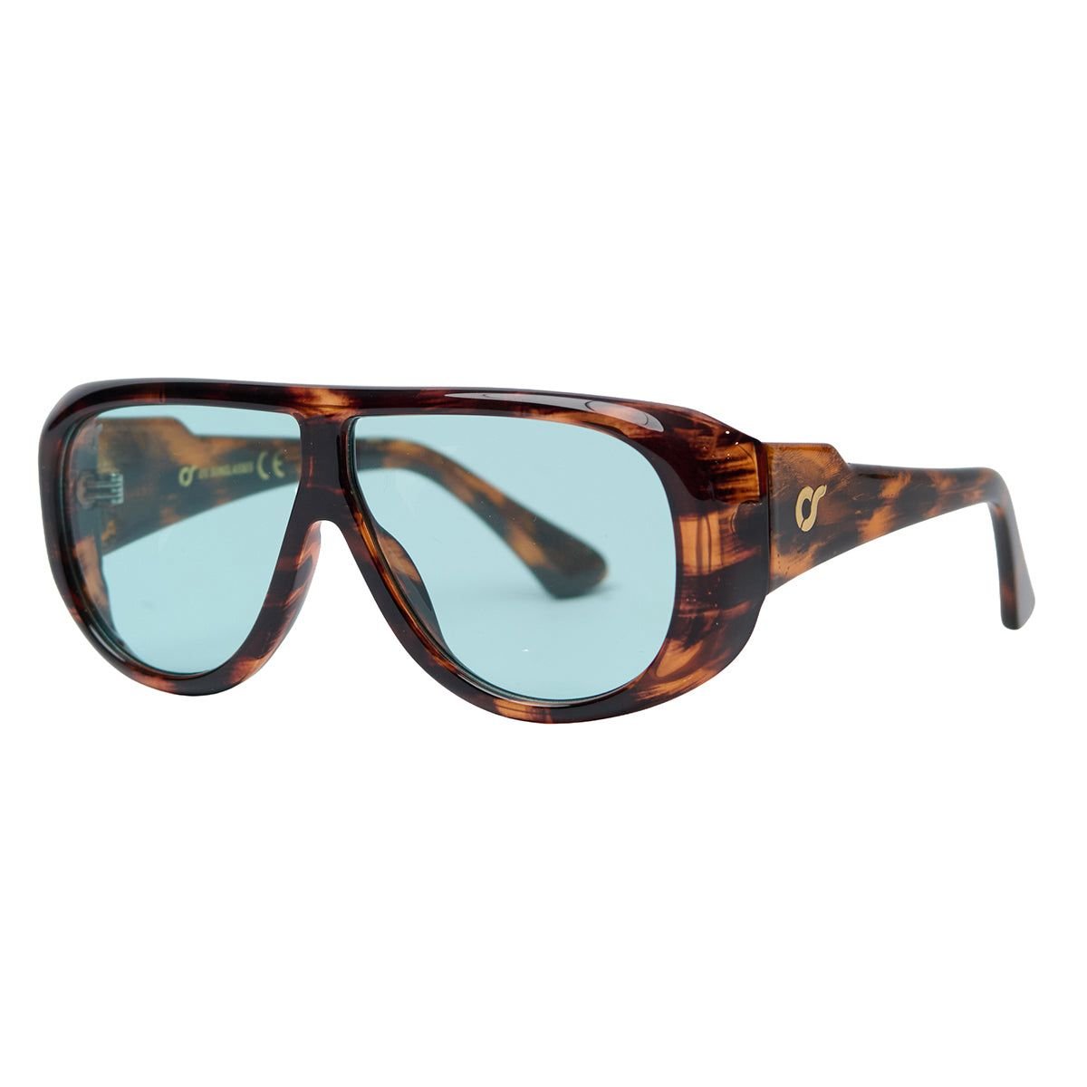 Os Sunglasses - Occhiali da sole Panama Havana Blu - Unisex adulto - World Fashion