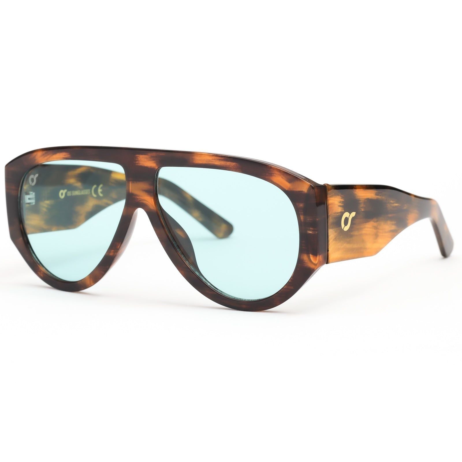 Os Sunglasses - Occhiali da sole Venezia Havana Blu - Unisex adulto - World Fashion