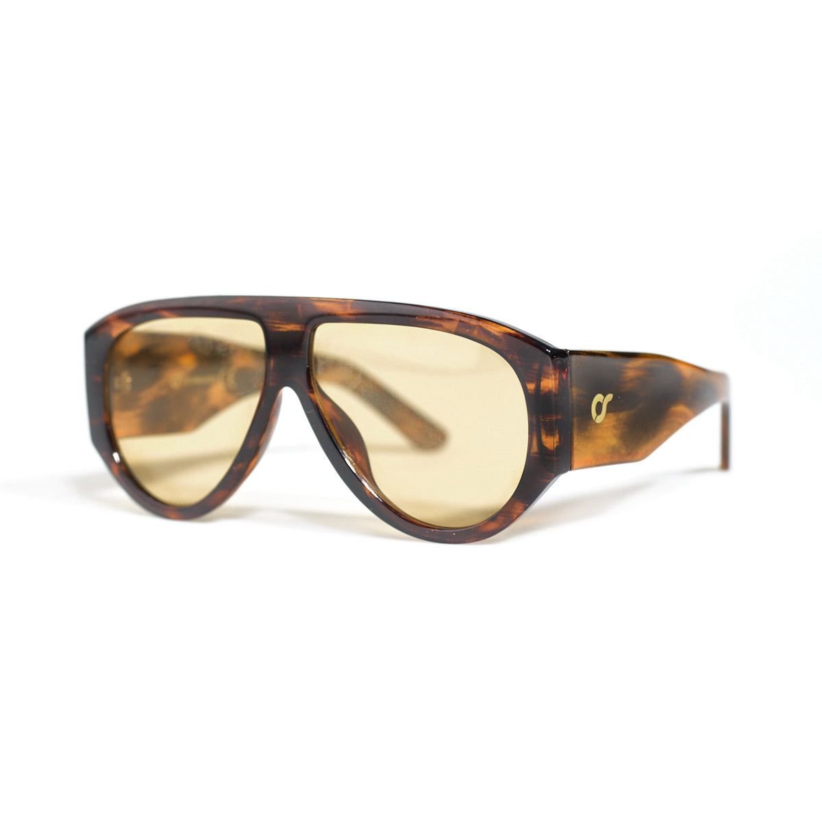 Os Sunglasses - Occhiali da sole Venezia Havana giallo - Unisex adulto - World Fashion