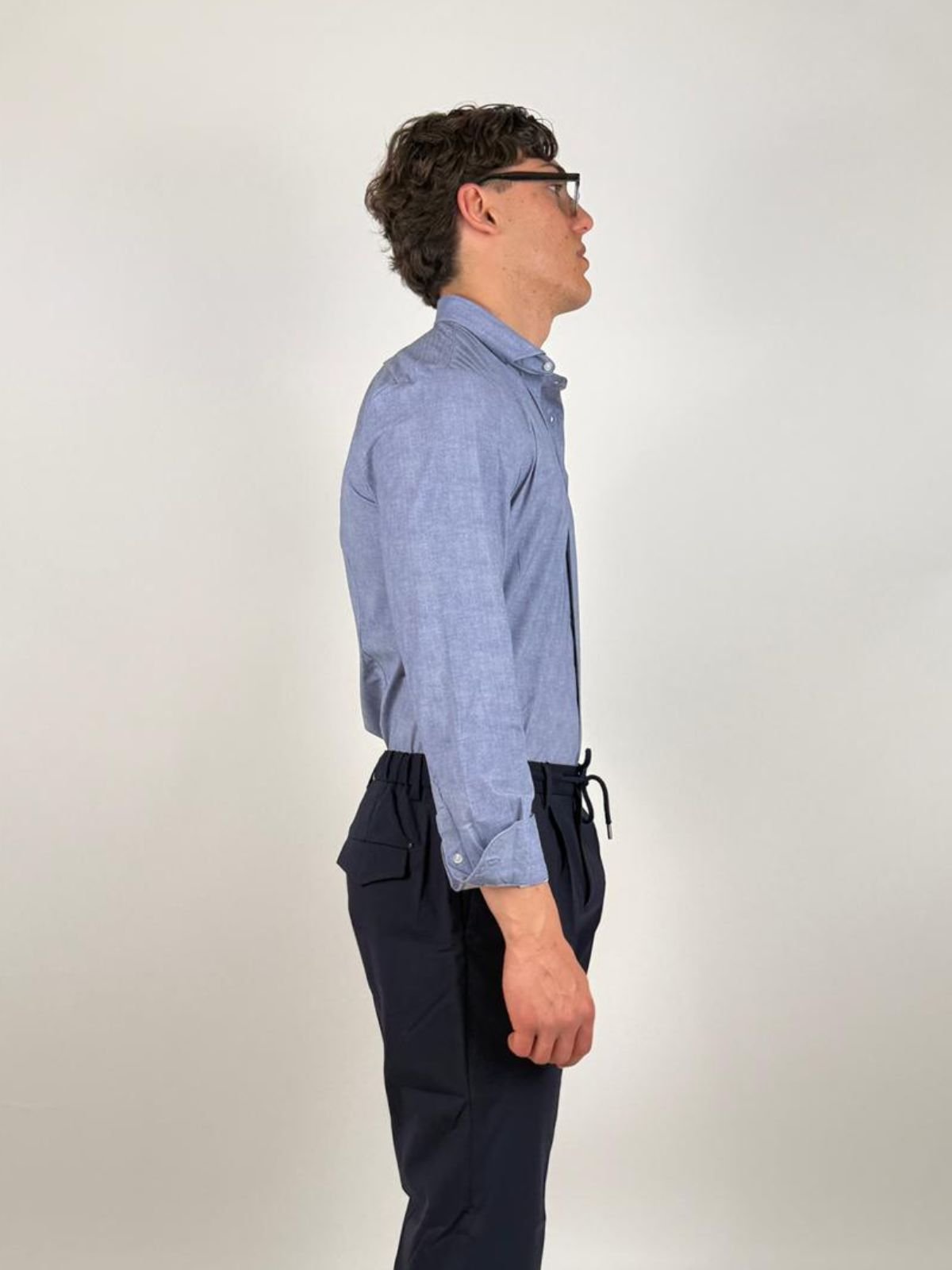 Outfit - Camicia Collo Francese - Uomo - World Fashion