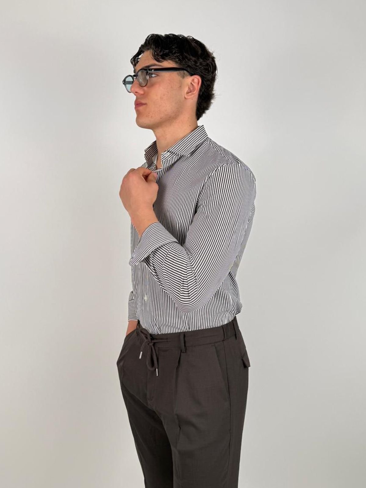 Outfit - Camicia Francese Tecnico Stampato - Uomo - World Fashion