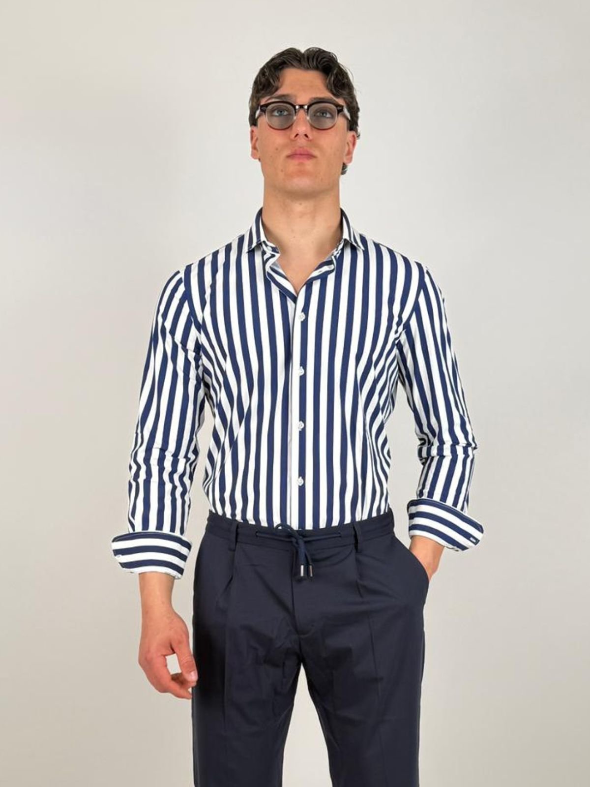 Outfit - Camicia Francese Tecnico Stampato - Uomo - World Fashion