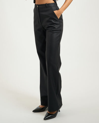 Pantalone Donna Con Vita Dietro Arricciata Donna - Yes Zee -