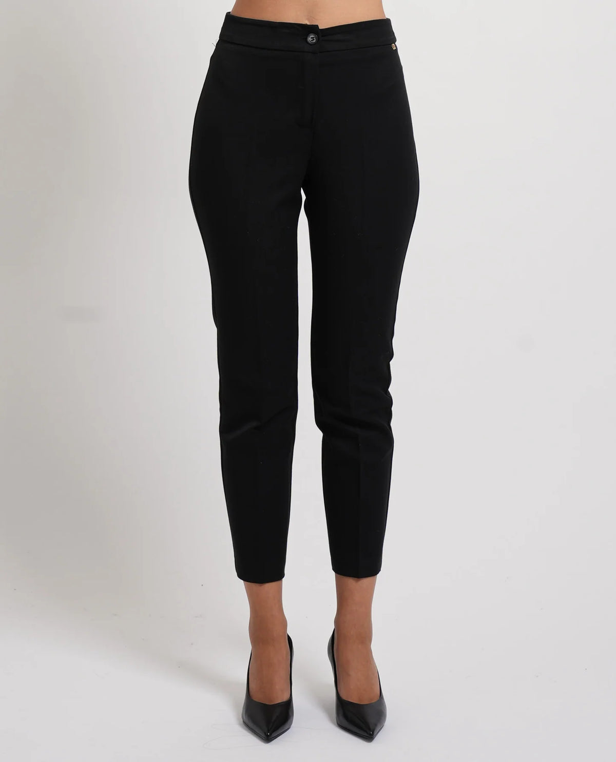 Gaudì - Pantalone cropped con piega - Donna