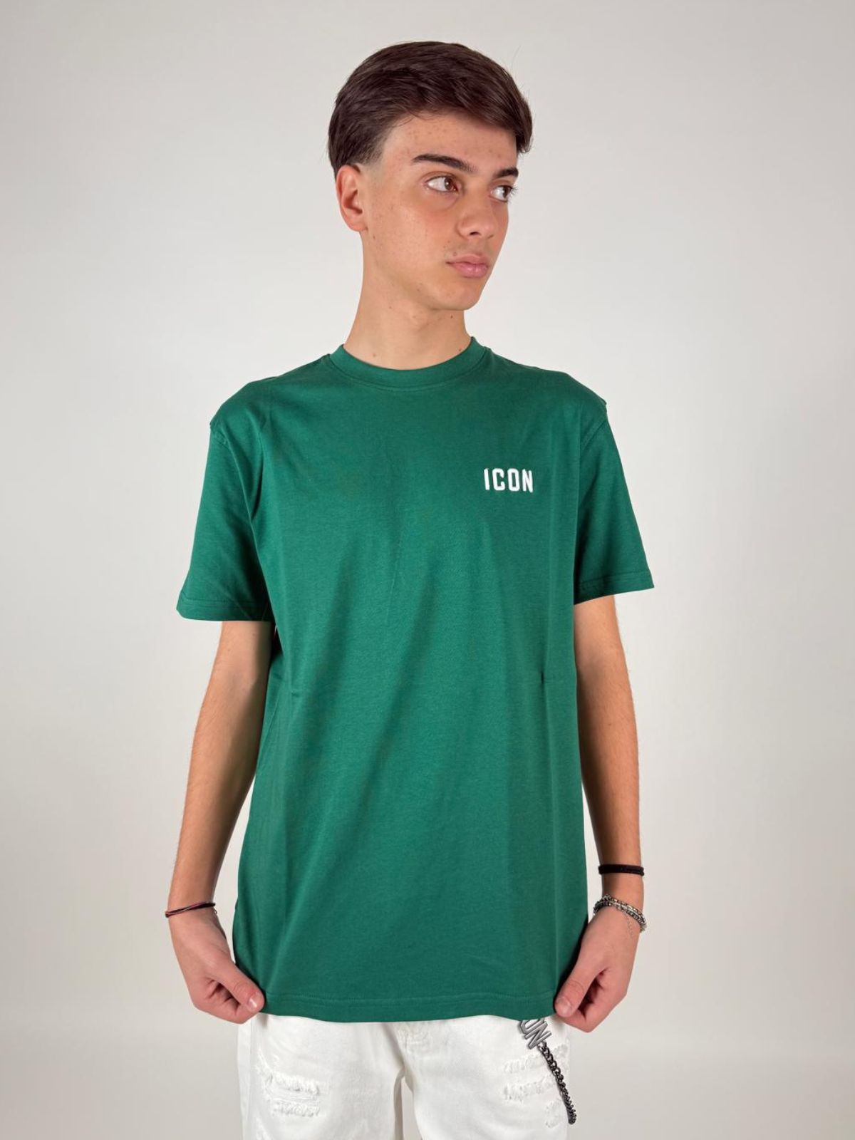 Icon - T-Shirt C/Ricamo - Uomo
