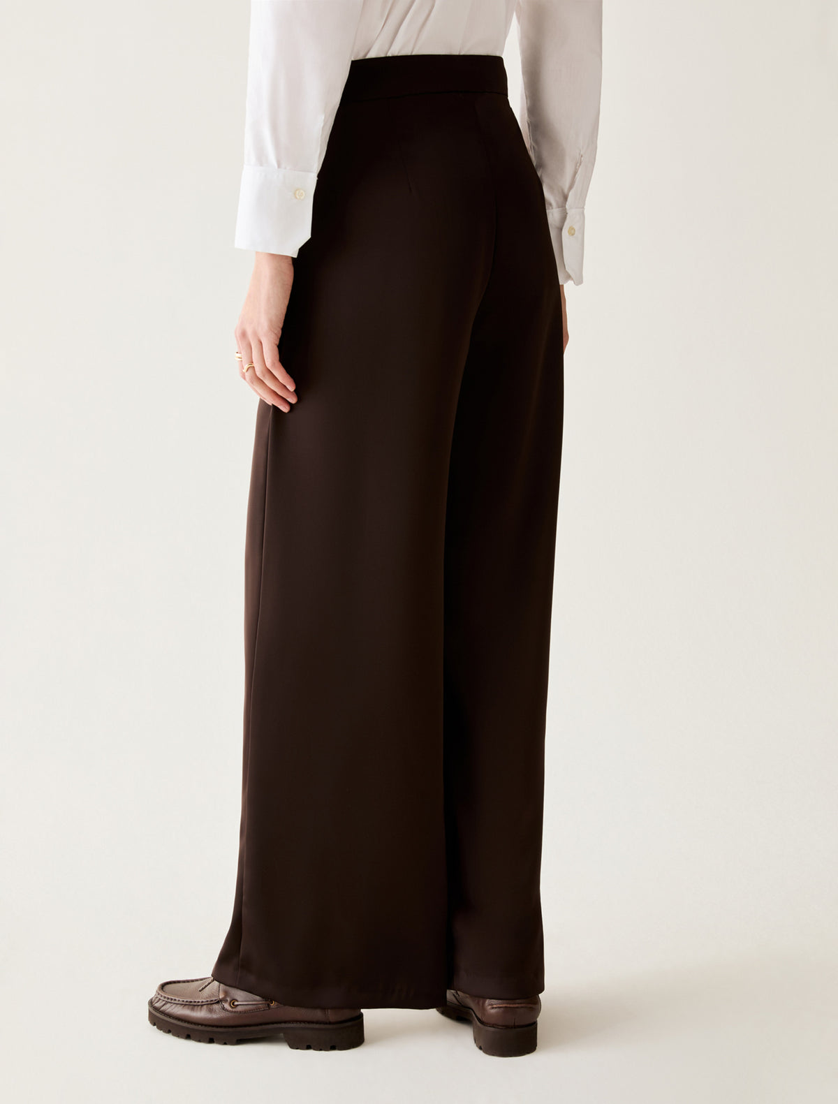 PennyBlack - Pantaloni ampi in doppio raso - Donna