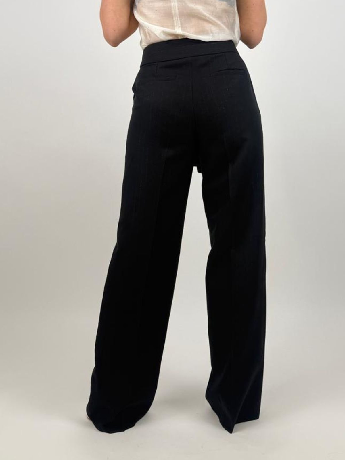 Pantalone a disegno gessato lamé Donna - PennyBlack - World Fashion