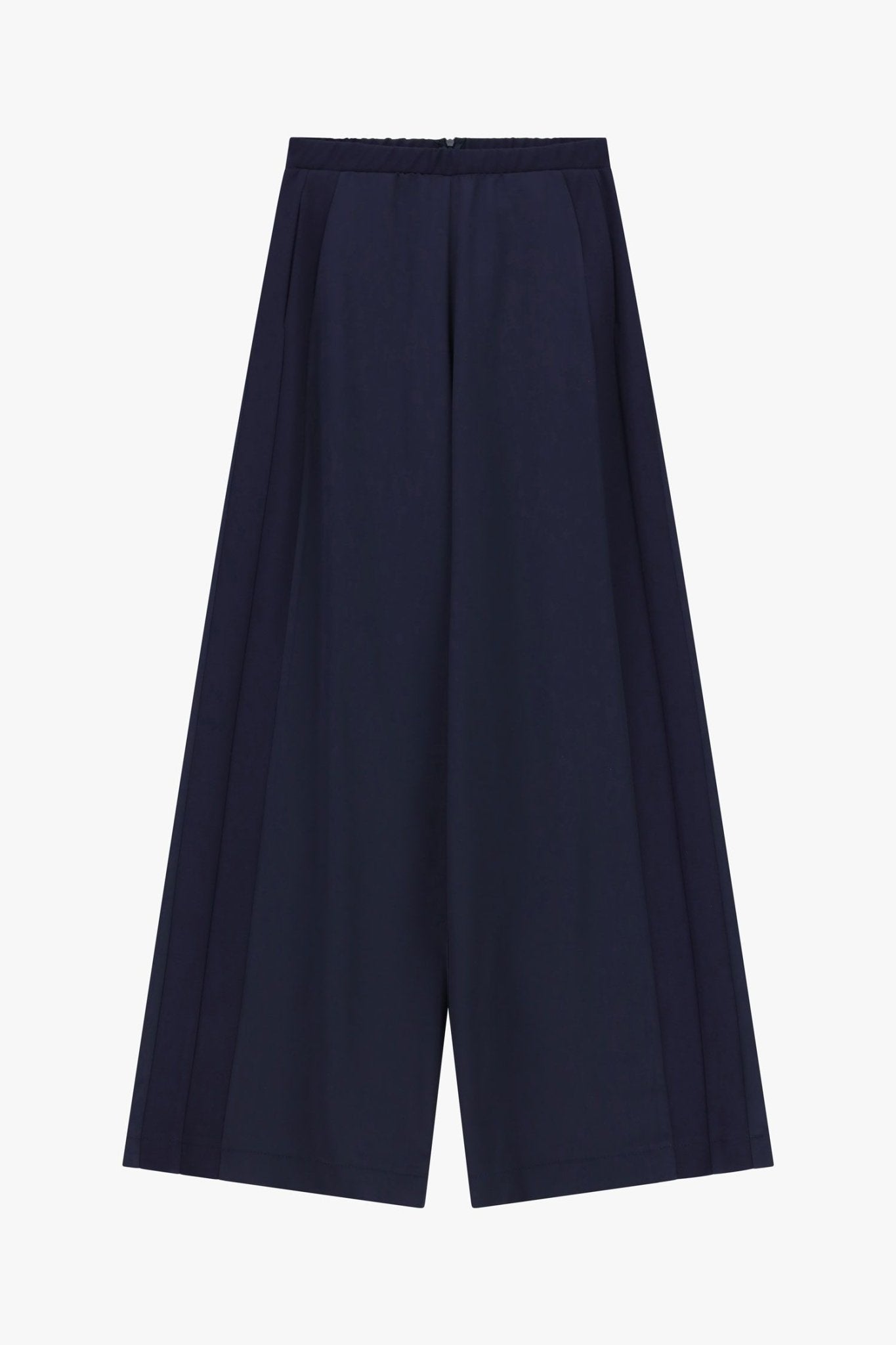 Pantalone a palazzo a vita alta con dettagli laterali Donna - Imperial - World Fashion