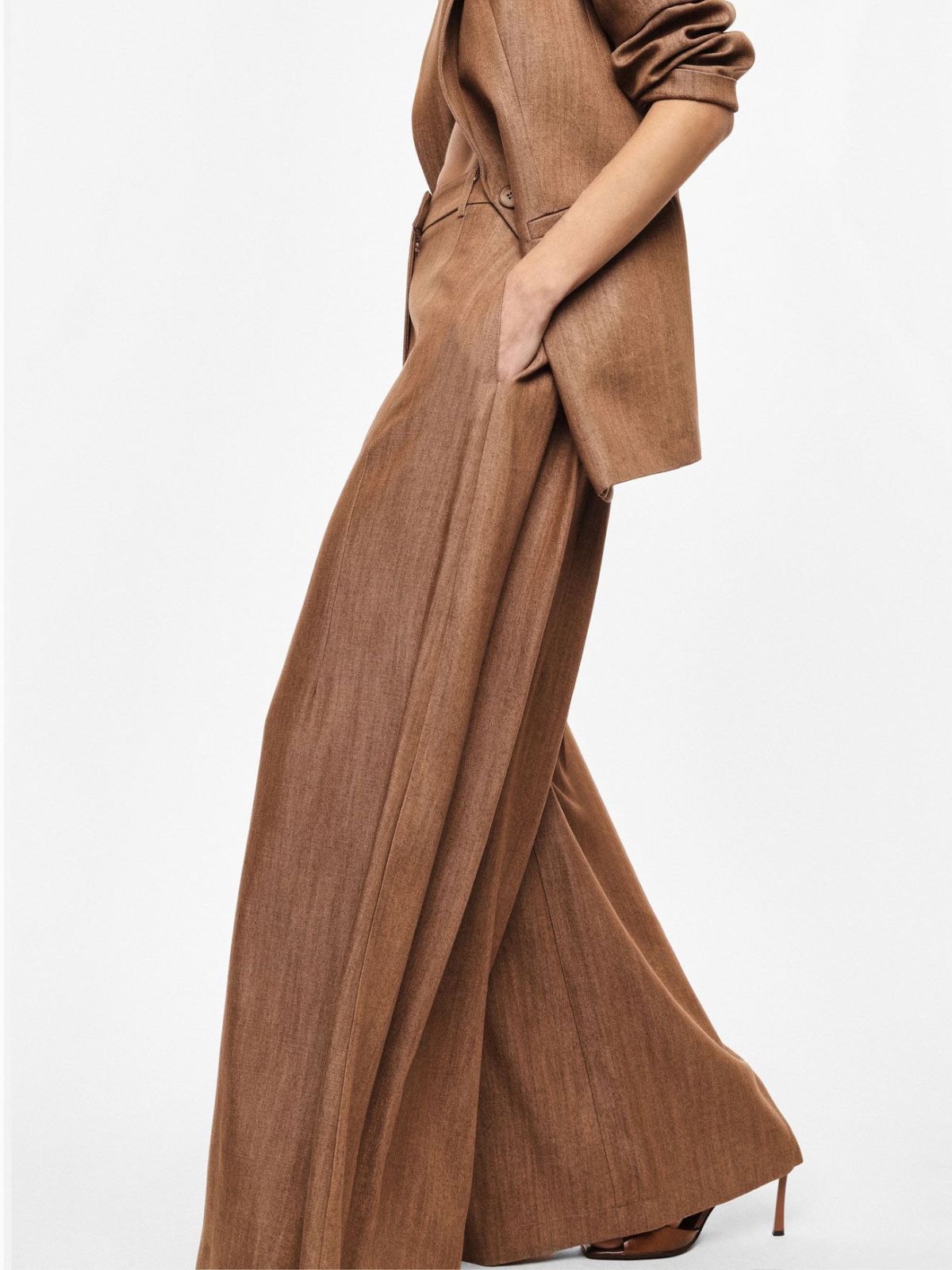 Pantalone a palazzo a vita alta con gamba ampia Donna - Imperial - World Fashion