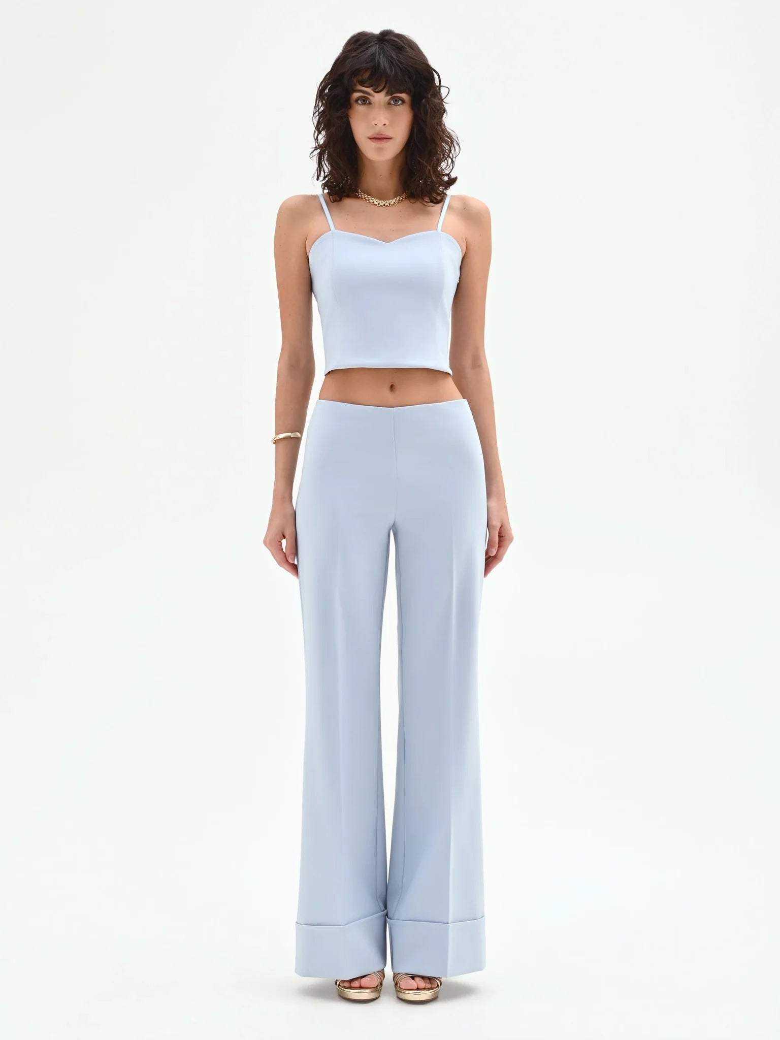 Pantalone a palazzo con risvolto Donna - Rinascimento - World Fashion