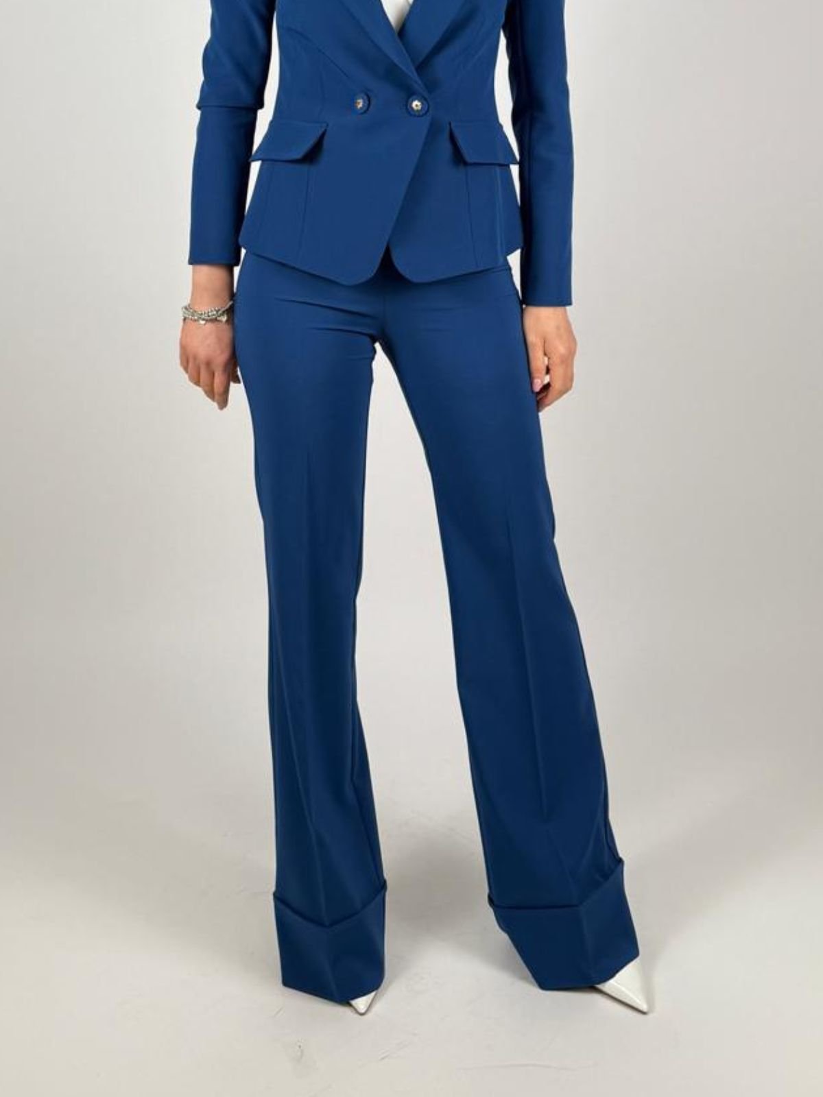 Pantalone a palazzo con risvolto Donna - Rinascimento - World Fashion