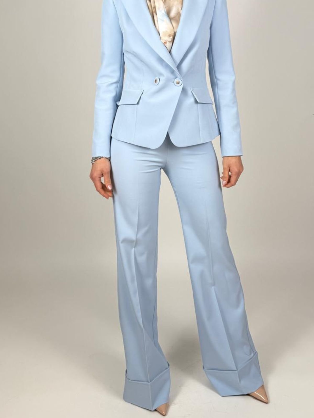 Pantalone a palazzo con risvolto Donna - Rinascimento - World Fashion