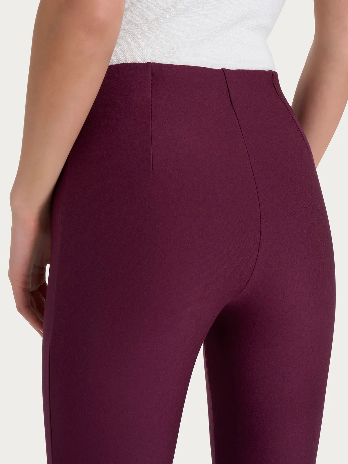 Pantalone a sigaretta con spacchetti in Compact - RAGNO - DE72PS - World Fashion