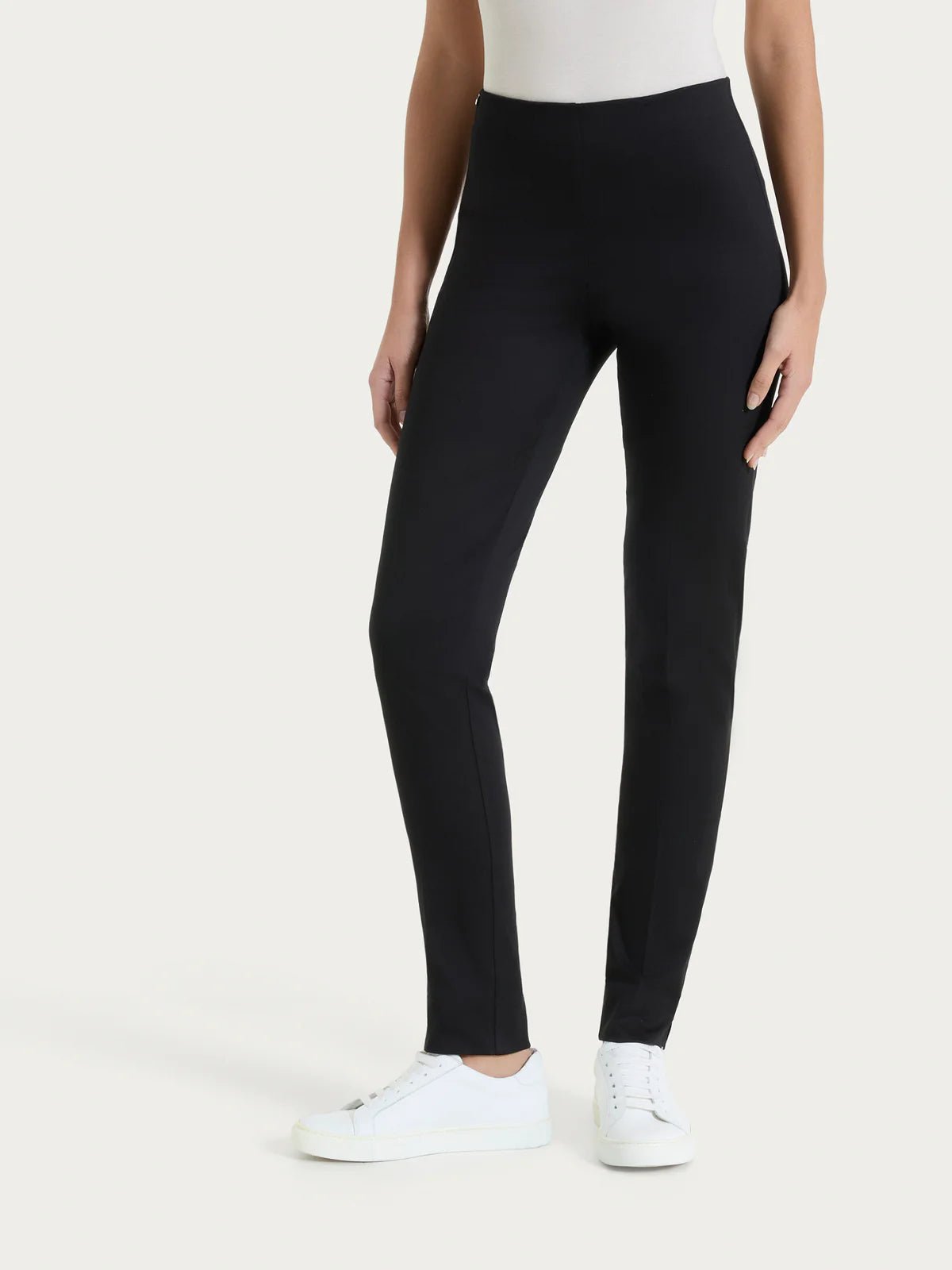 Pantalone a sigaretta con spacchetti in Satin Power Donna - Ragno - World Fashion