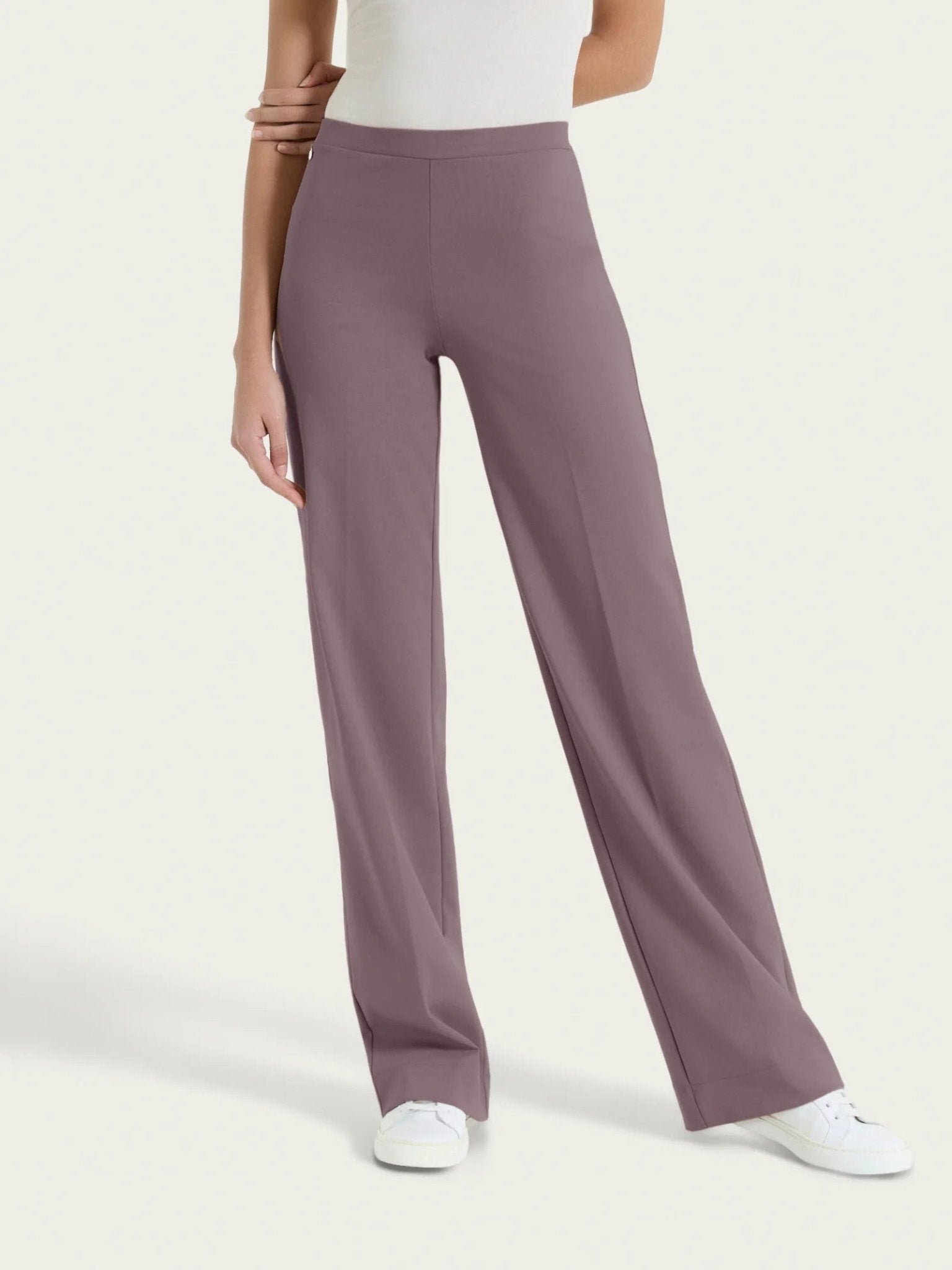 Pantalone ampio in Compact Light Donna - Ragno - World Fashion